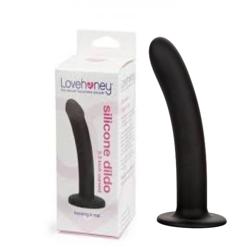 Lovehoney Curved Silicone Suction Cup Dildo 5.5 Inch