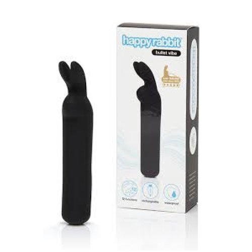 Happy Rabbit Rechargeable Rabbit Ears Bullet Vibrator