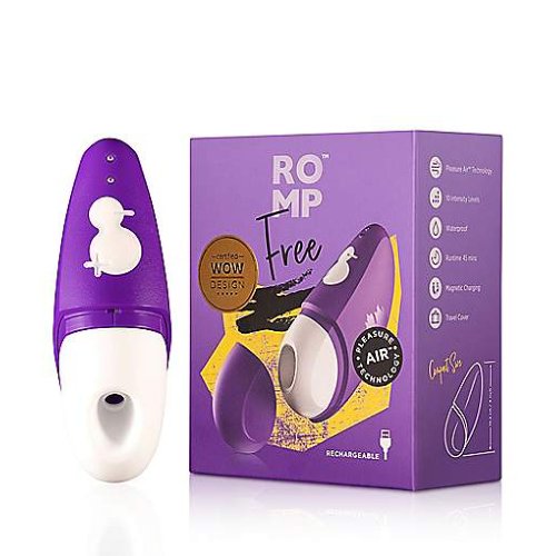 ROMP Free Rechargeable Travel Clitoral Suction Stimulator