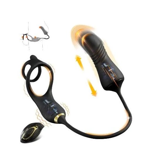 Thrusting Prostate Massager Vibrating Penis Ring In Pakistan