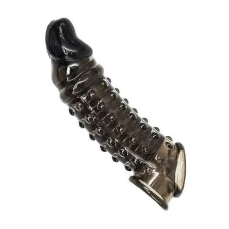 Black Color Dotted Pines Sleeve Condom In Pakistan