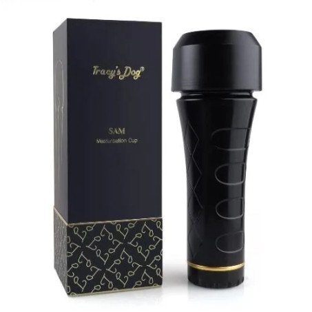 Tracy's Dog Male Masturbator Cup, Man Masturbation Stroker, Black