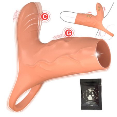 Vibrating Penis Sleeve Cock Ring With Clitoral Stimulator Price In Pakistan