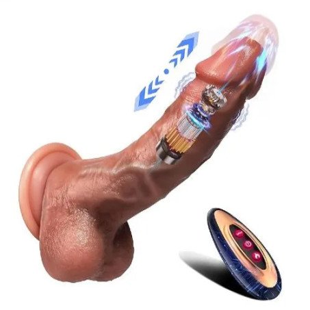 Thrusting Dildo Vibrator Sex Toys - Realistic Dildos For G Spot Anal Stimulation
