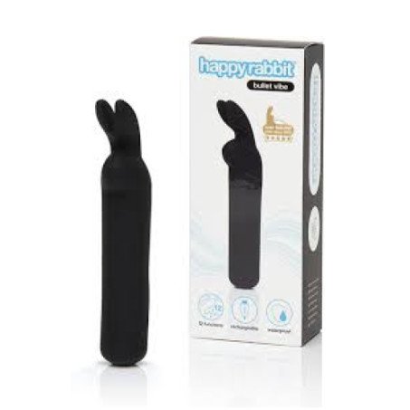 Happy Rabbit Rechargeable Rabbit Ears Bullet Vibrator