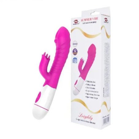30 Speeds Dual Vibration G Spot Clitoral Stimulator Sex Vibrator